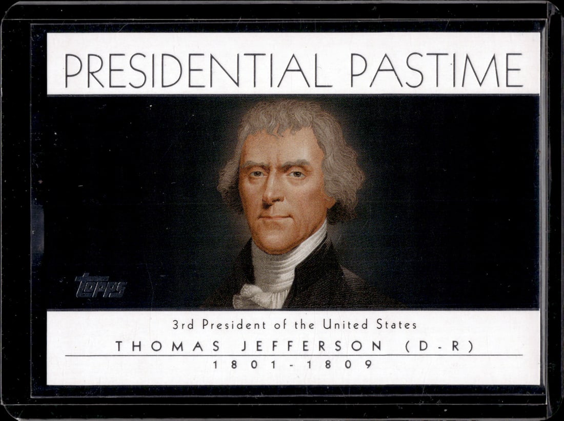 Thomas Jefferson Presidential Pastime 2004 Topps #PP3 (1 of 2)