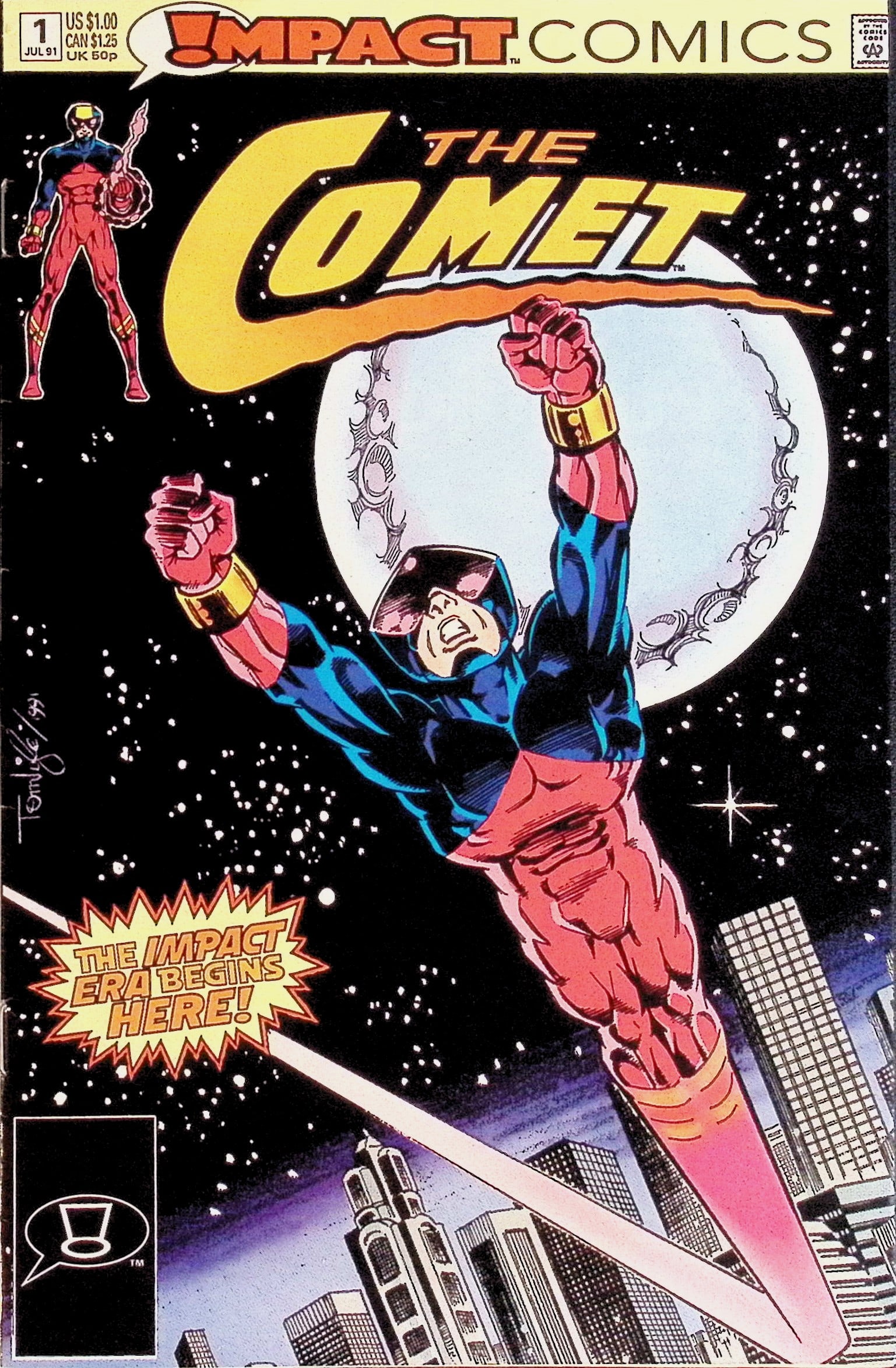 The Comet Vintage Impact Comic book: 1991 #1 (1 of 4)
