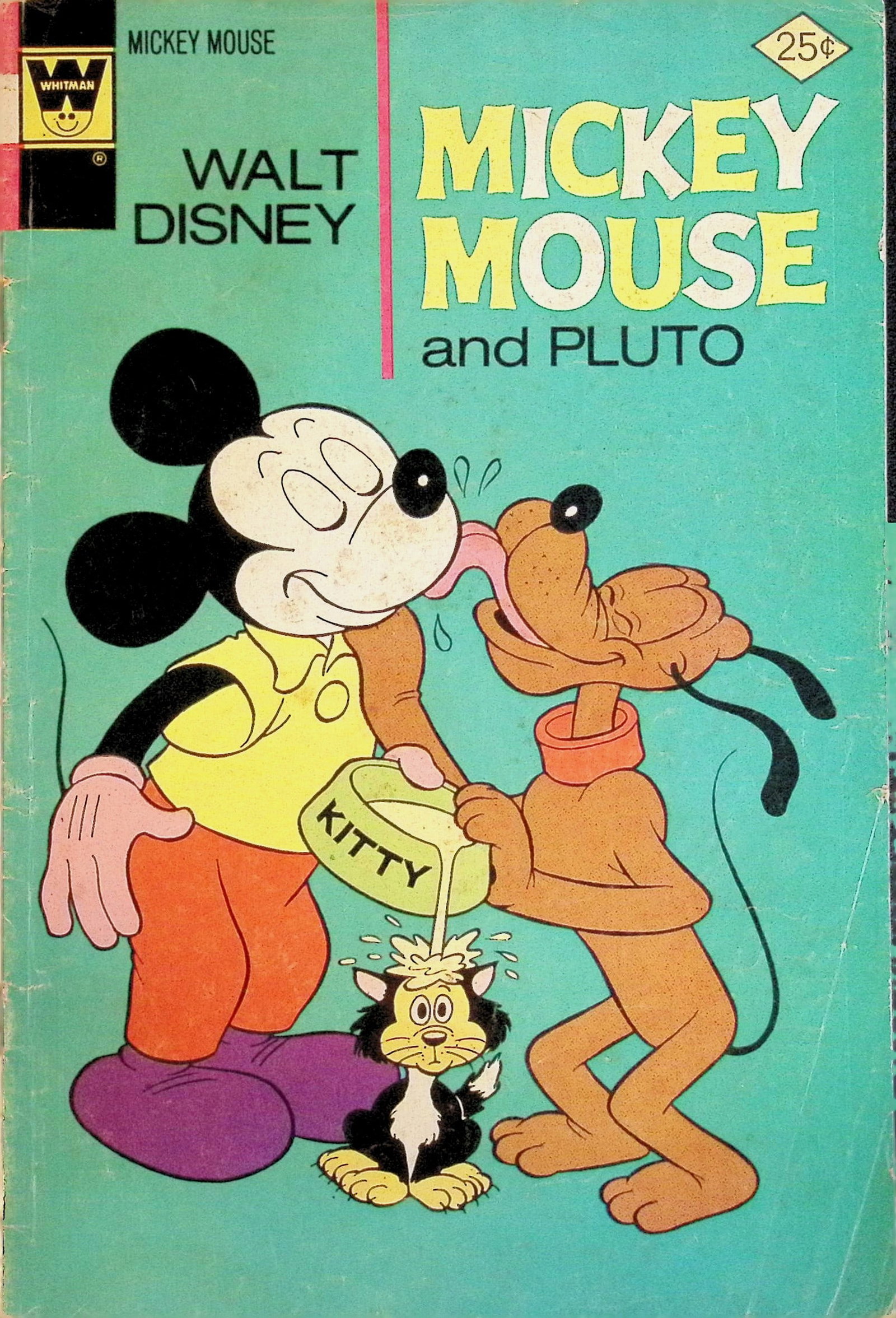 Walt Disney Mickey Mouse and Pluto, Whitman Vintage Comic Book: #150 Low Grade (1 of 4)