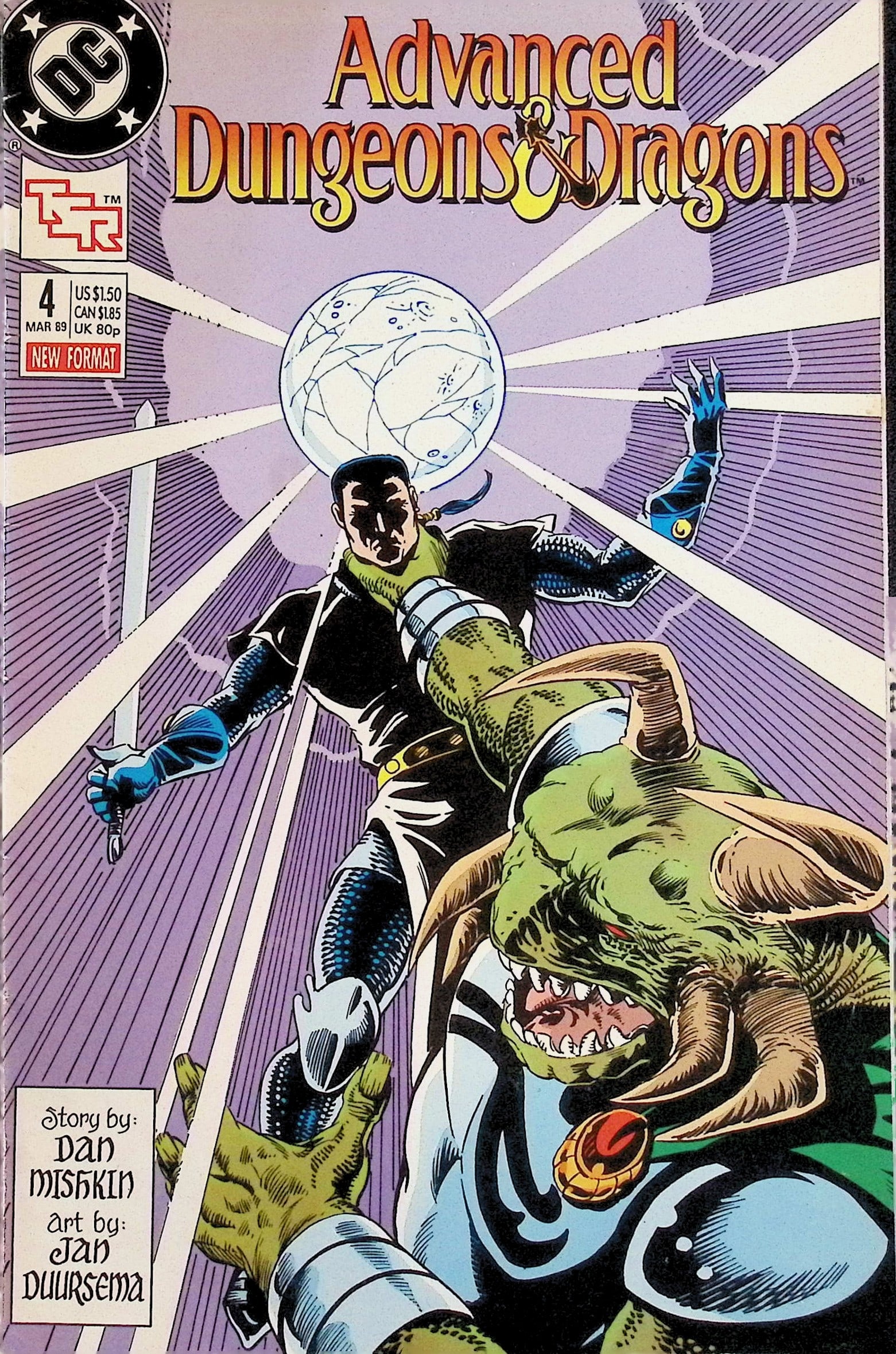 Advanced Dungeons & Dragons DC Vintage Comic Book: 1989 #4 Mar (1 of 4)