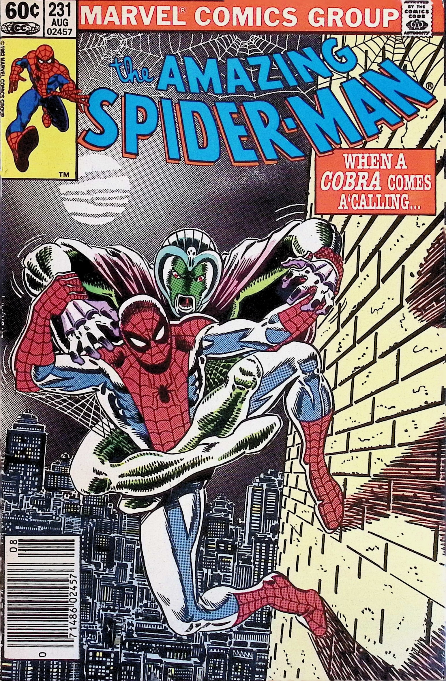 Amazing Spider-Man Marvel Vintage Comic Book: 1982 #231 Aug (1 of 4)