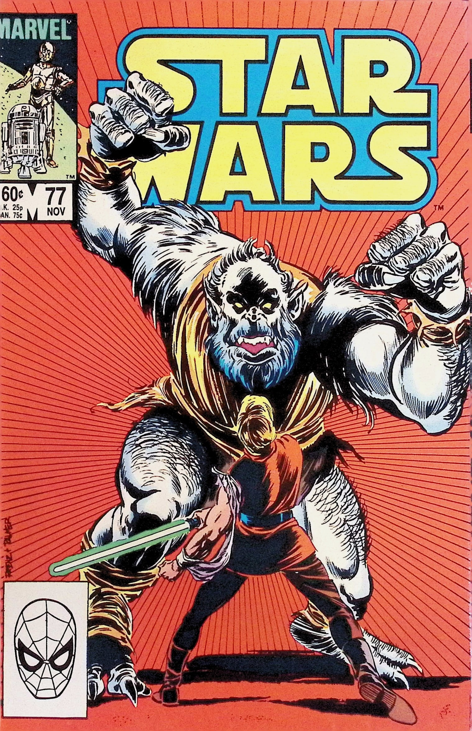 Star Wars Marvel Vintage Comic Book: 1983 #77 Nov (1 of 4)