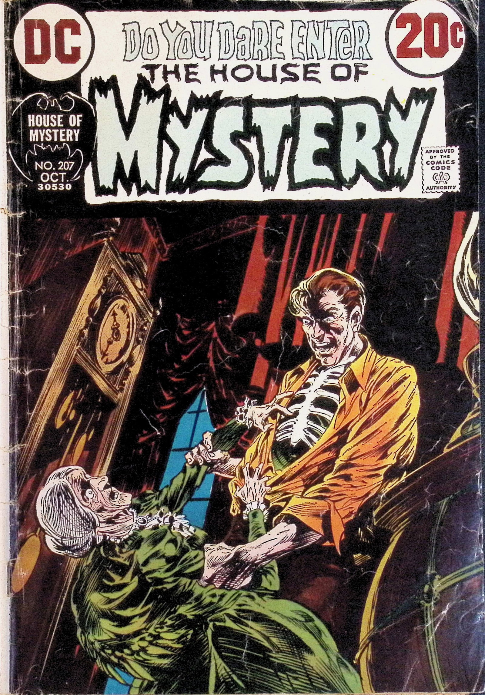 House of Mystery DC Vintage Comic Book: 1972 #207 Oct, Low Grade (1 of 4)