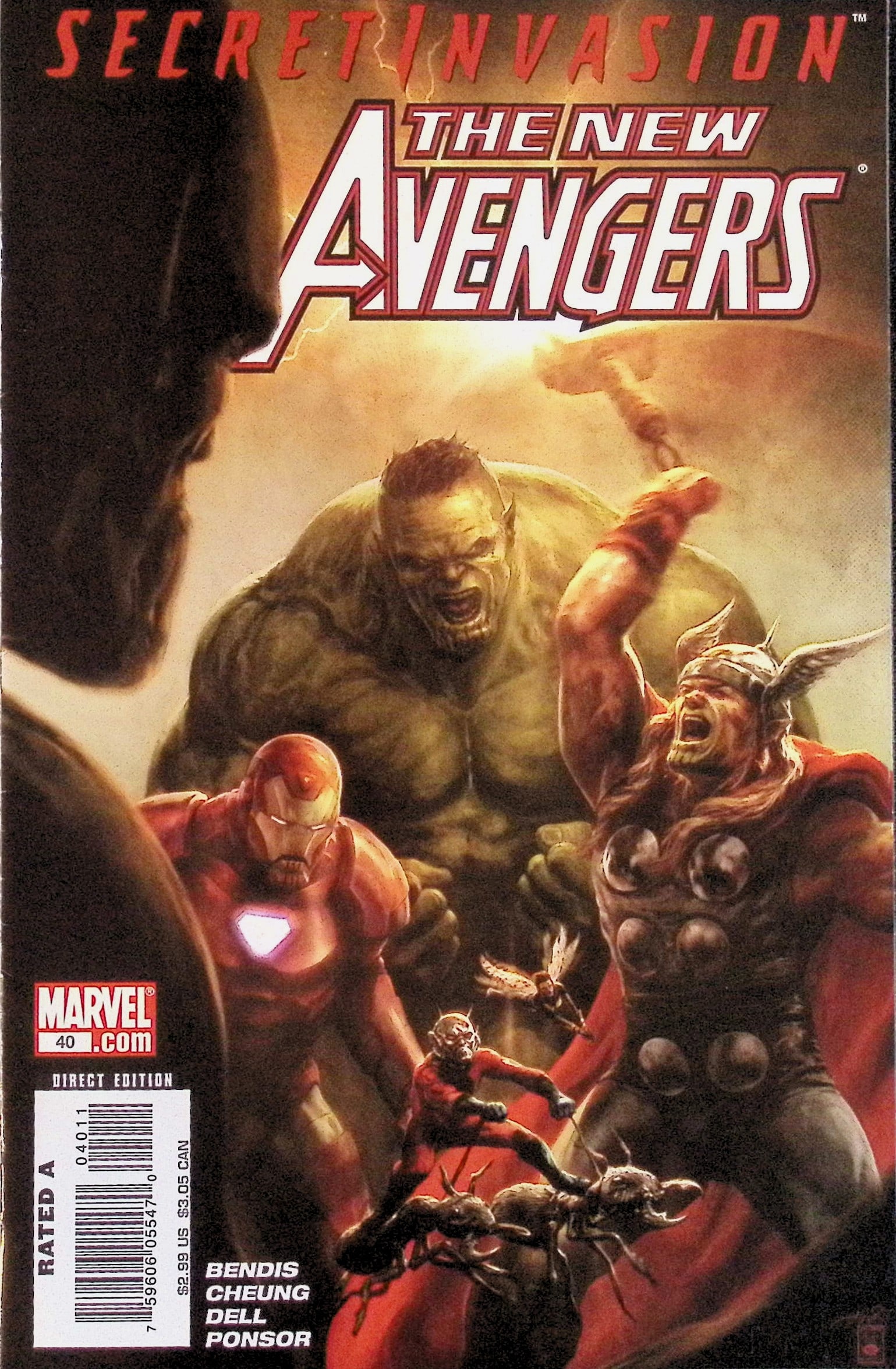The New Avengers Marvel Comic Book: 2004 #40 (1 of 4)