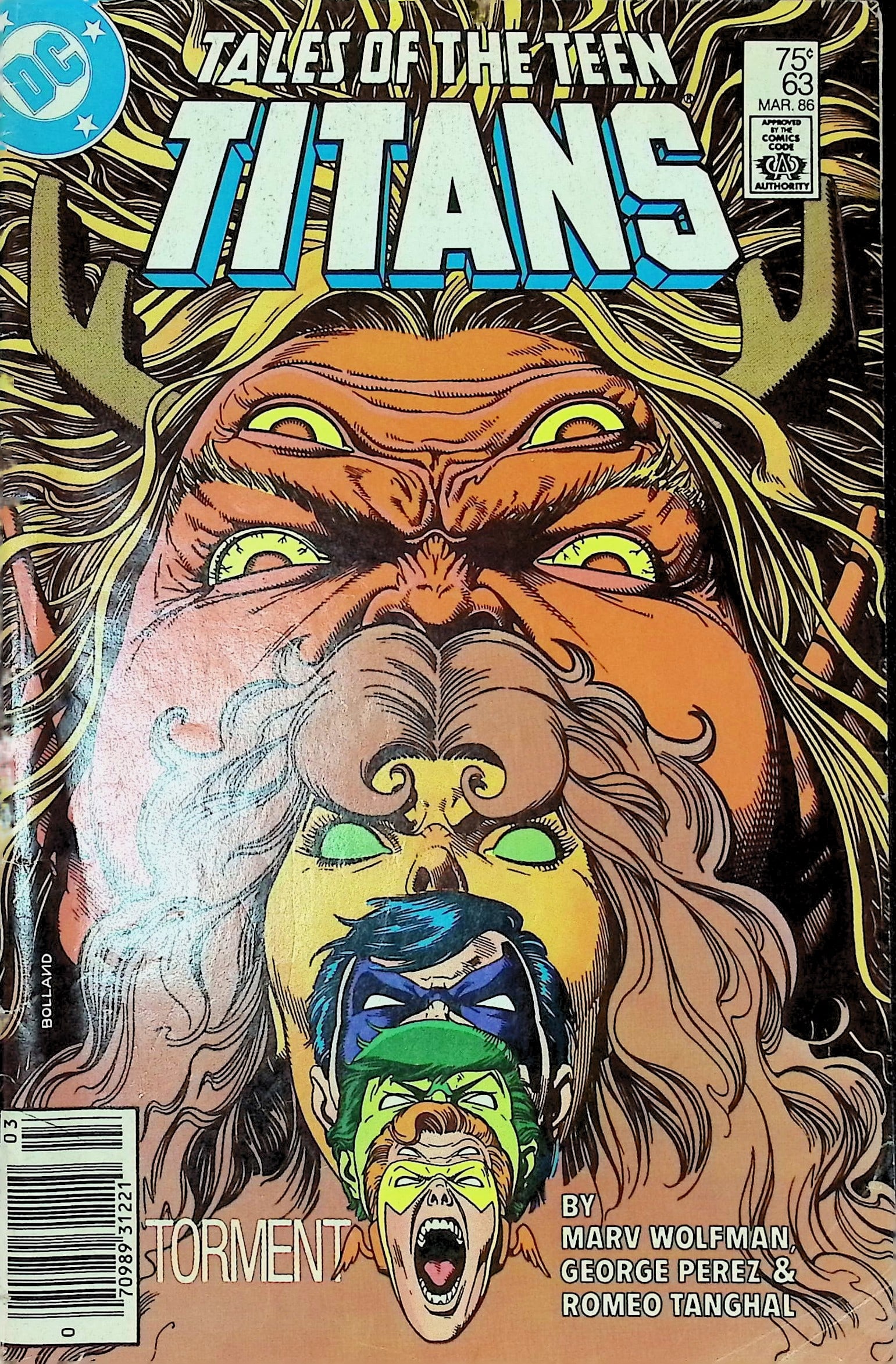 Tales of the Teen Titans DC Vintage Comic Book: 1986 #63 Mar (1 of 4)
