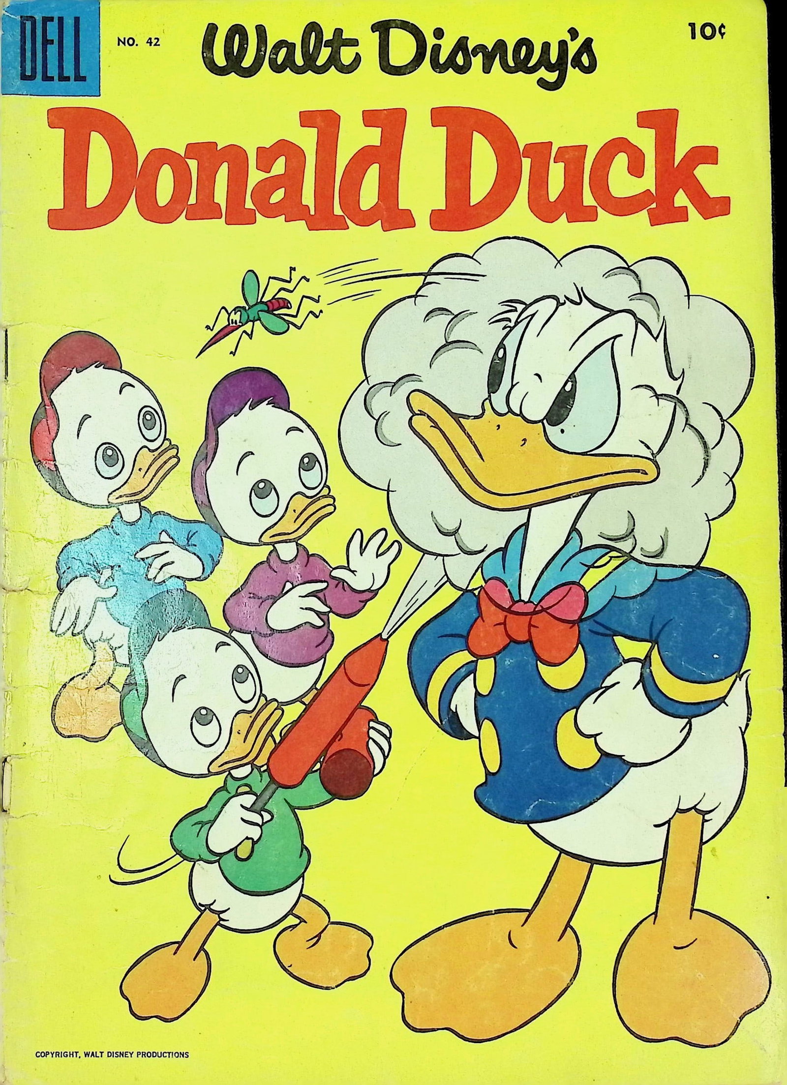 Walt Disney's Donald Duck Golden Age Dell Comic book: 1955 #42 (1 of 4)