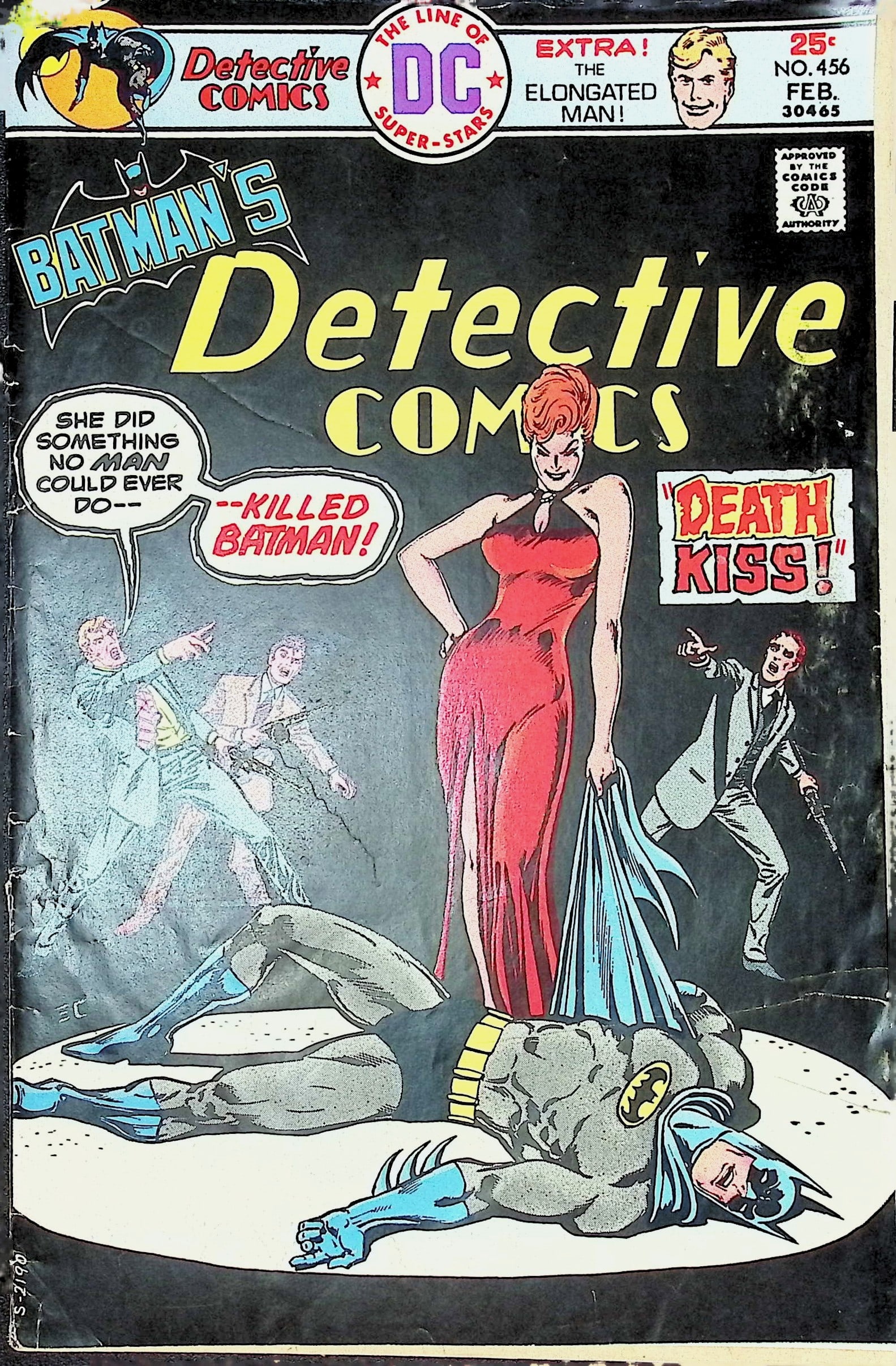 Batman's Detective Comics DC Vintage Comic Book: 1976 #456 Feb (1 of 5)