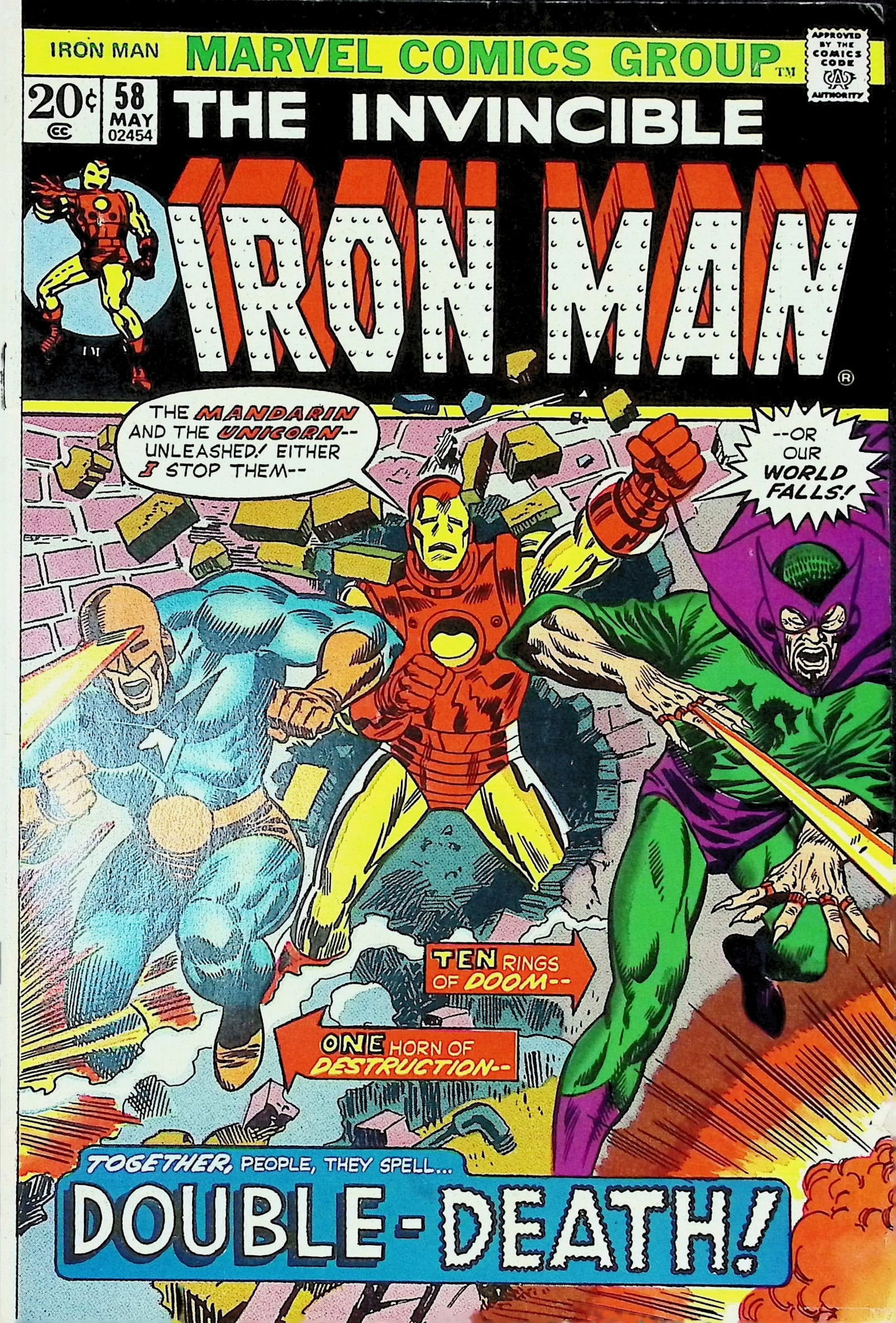 Iron Man Marvel Vintage Comic Book: 1973 #58 May (1 of 4)