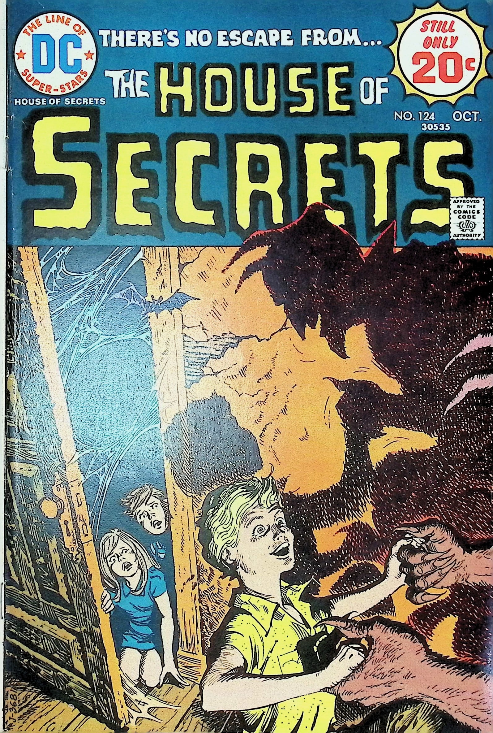 The House of Secrets DC Vintage Comic Book: 1974 #124 Oct (1 of 4)