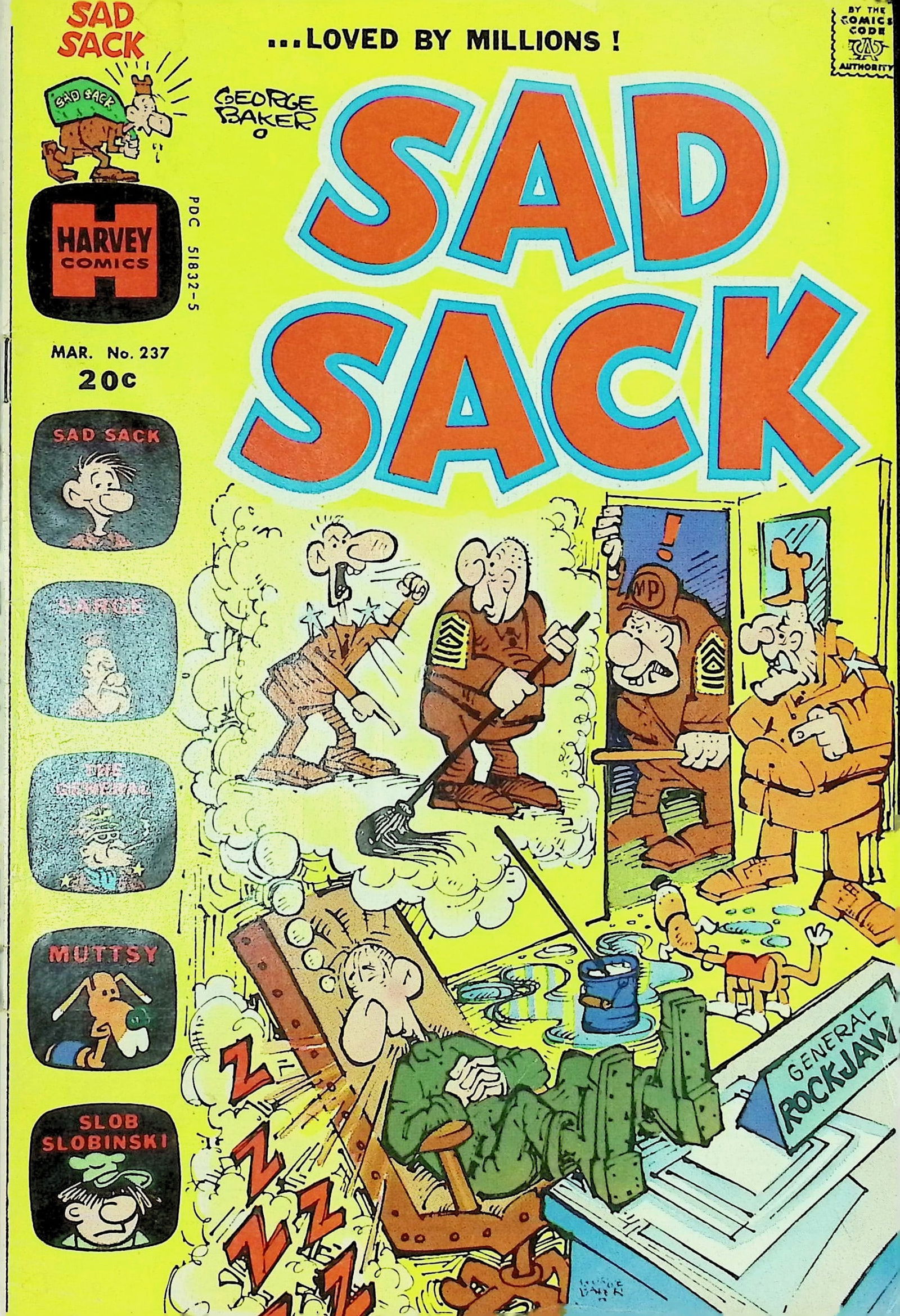 Sad Sack Harvey Vintage Comic Book: 1974 #237 Mar, Low Grade (1 of 4)