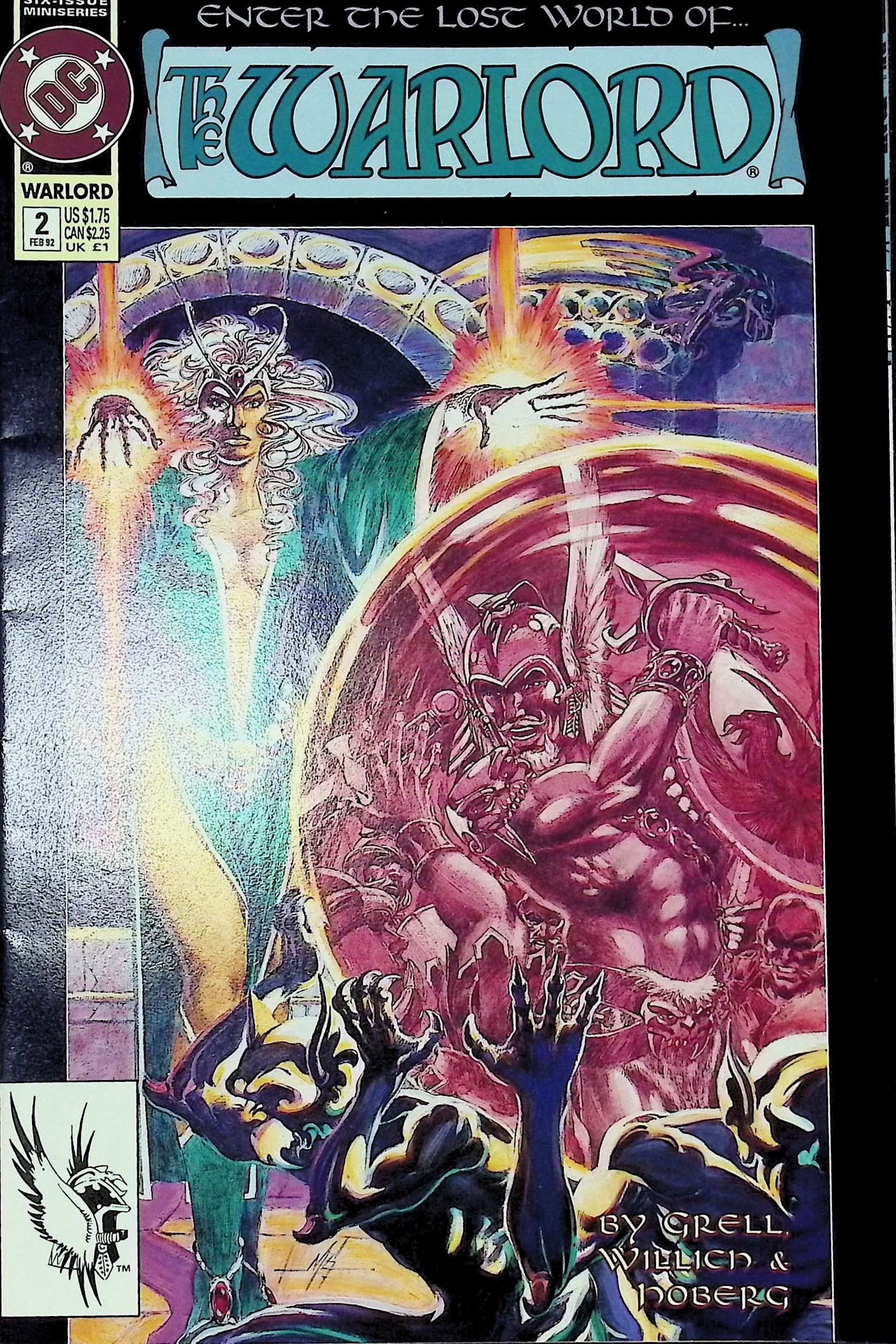 The Warlord DC Vintage Comic Book: 1992 #2 Feb (1 of 4)