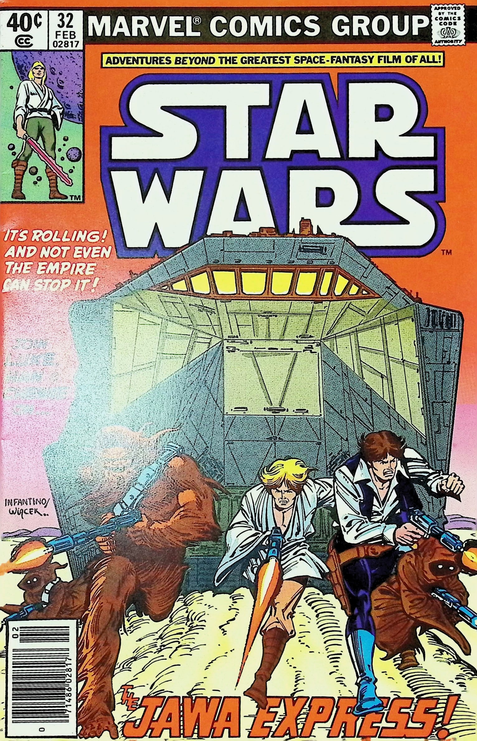Star Wars Marvel Vintage Comic Book: 1980 # 32 (1 of 4)