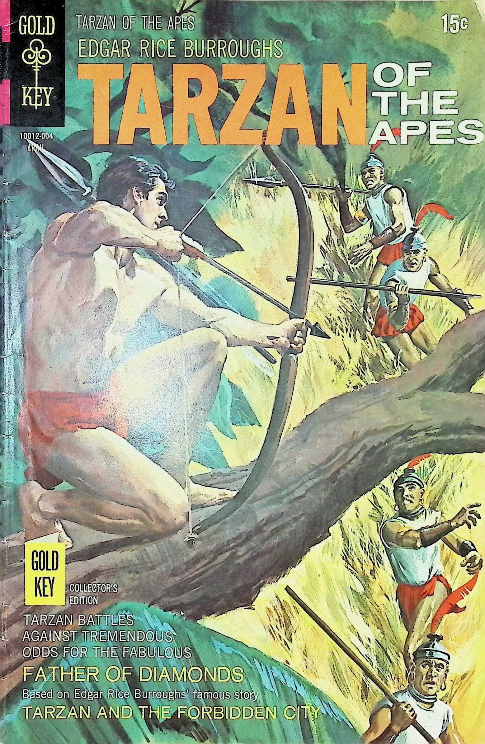 Tarzan of the Apes Gold Key Silver Age Comic Book: 1970 #191 Apr, Low Grade (1 of 4)