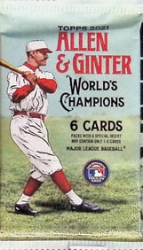 2021 Topps Allen & Ginter Baseball BLASTER BOX PACK