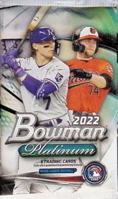 2022 Bowman Platinum Baseball MEGA BOX PACK - Julio Rodriguez Rookie Card