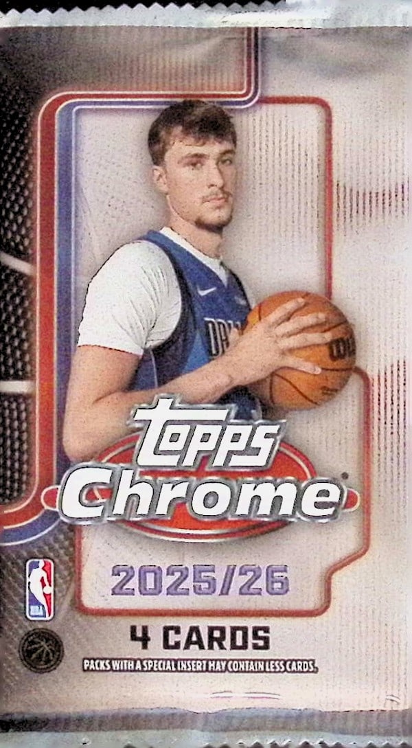 2025 Topps Chrome Basketball Cards BLASTER BOX PACK: Topps Chrome Basketball NBA Trading & Sports Cards, Victor Wembanyama, Brandon Miller, Amen Thompson, Scoot Henderson, Ausar Thompson, Autographs, Signatures, Green Topps Logo Refractor, Auction Lots