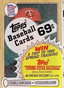 1987 Topps Series 1 Vintage Baseball CELLO RETAIL BOX PACK Sports Card