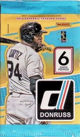 2016 Donruss Baseball Retail Box Pack - MLB Sports Trading Cards