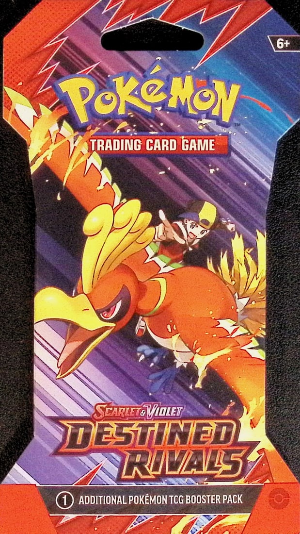 2024 Pokemon Scarlet & Violet Destined Rivals Sleeved 10 Card Booster Pack Charizard: Pokemon Trading Card Game Cards, Charizard, Pikachu, Mewto, EX, Referse Holo, Holo Rare Cards, Secret Rare Cards, Full Art Cards, Evee, 3 Stars Ultra Rare Cards, Double Rare, Illustration Rare, Specia