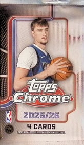 2025 Topps Chrome Basketball Cards BLASTER BOX PACK