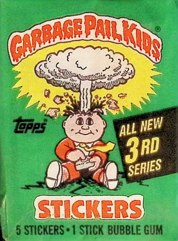 1986 Topps Vintage Garbage Pail Kids Retail Box Wax Pack - 3rd Series (1 of 1)