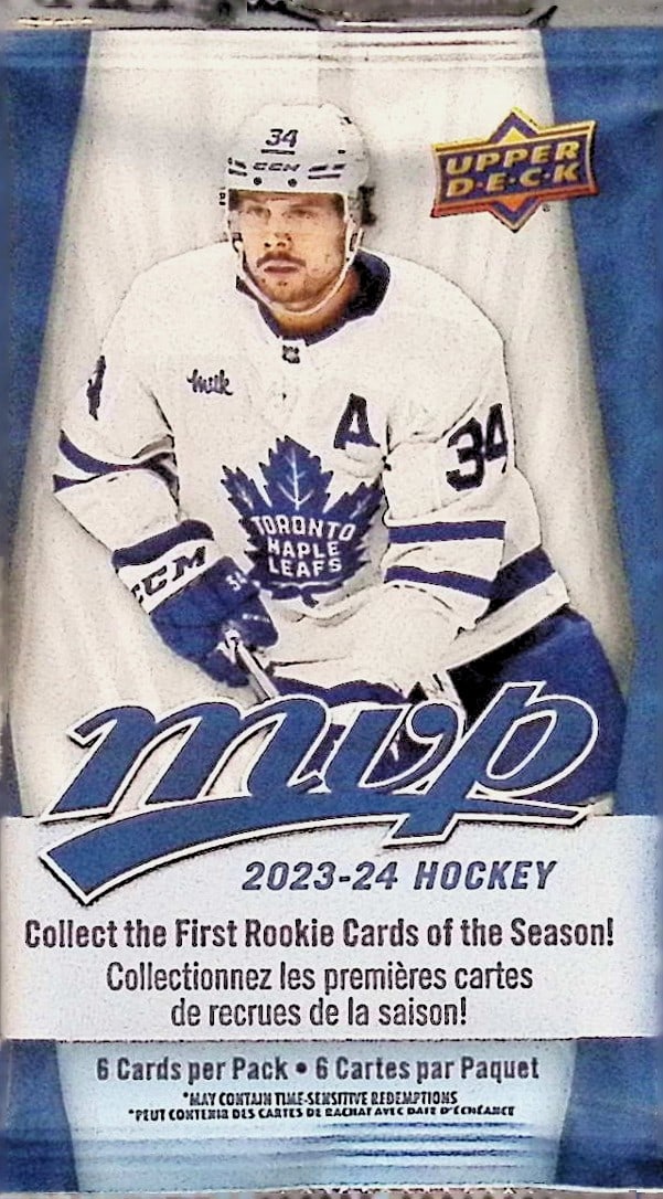2023-24 Upper Deck MVP Hockey Card Retail Box Pack - Collect all 50 SP Star & Rookie SP Cards (1 of 1)