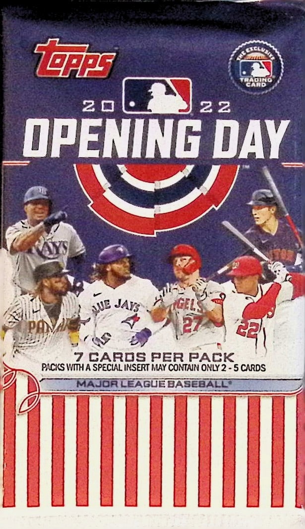 2022 Topps Opening Day Baseball HOBBY BOX PACK - MLB Sports Trading Card (1 of 1)