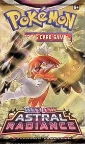 Pokemon Sword and Shield Astral Radiance 10 Card Booster Pack Charizard Pikachu Holo Rare Cards