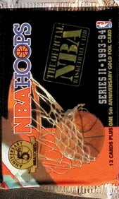 1993 NBA Hoops SERIES 2 Vintage Basketball Cards Retail Box Pack New Factory Sealed