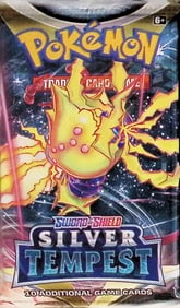 2022 Pokemon Sword & Shield Silver Tempest 10 Card Booster Pack TCG Charizard Pikachu Holo Rare