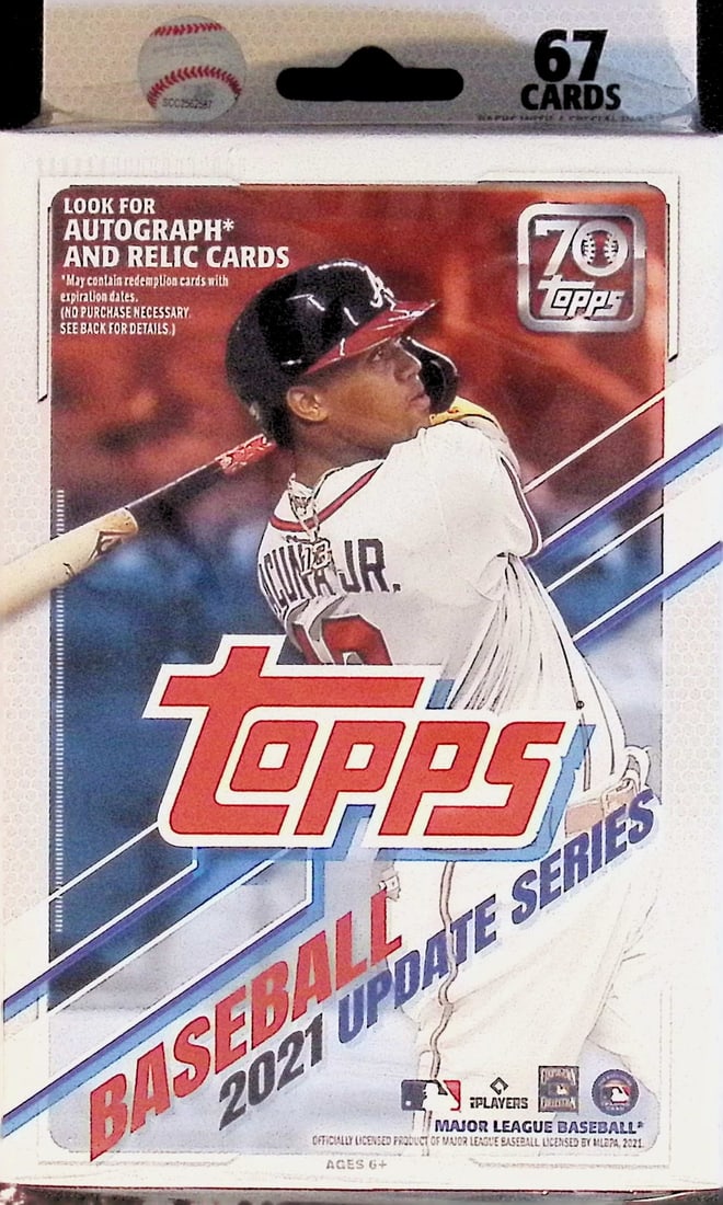 2021 Topps UPDATE SERIES Baseball Card HANGER BOX Sports Cards MLB Trading Cards (1 of 1)