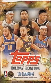 2025-26 Topps Basketball Card HOLIDAY MEGA BOX PACK - RC'S: Cooper Flagg, Stephon Castle, VJ