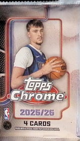2025 Topps Chrome Basketball Cards BLASTER BOX PACK - Cooper Flagg Rookie Card