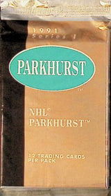 1991 Parkhurst Series 1 Hockey Card Retail Box Pack - Emerald Ice Inserts, Wayne Gretzky
