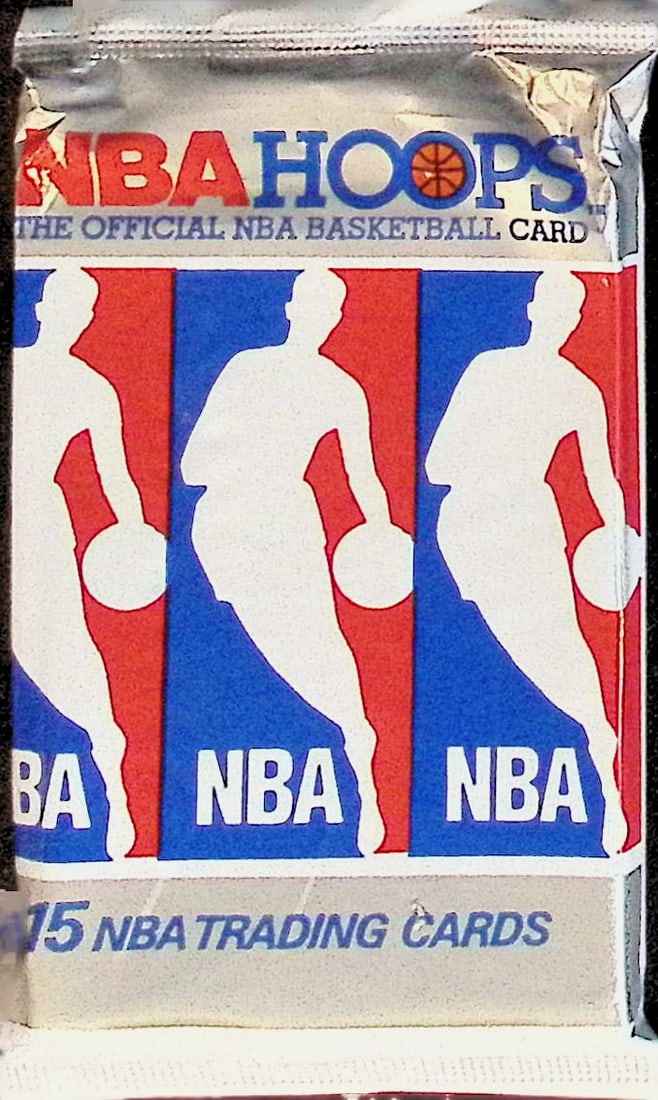 1990 NBA Hoops SERIES 1 Vintage Basketball Cards Retail Box Pack New Factory Sealed (1 of 1)