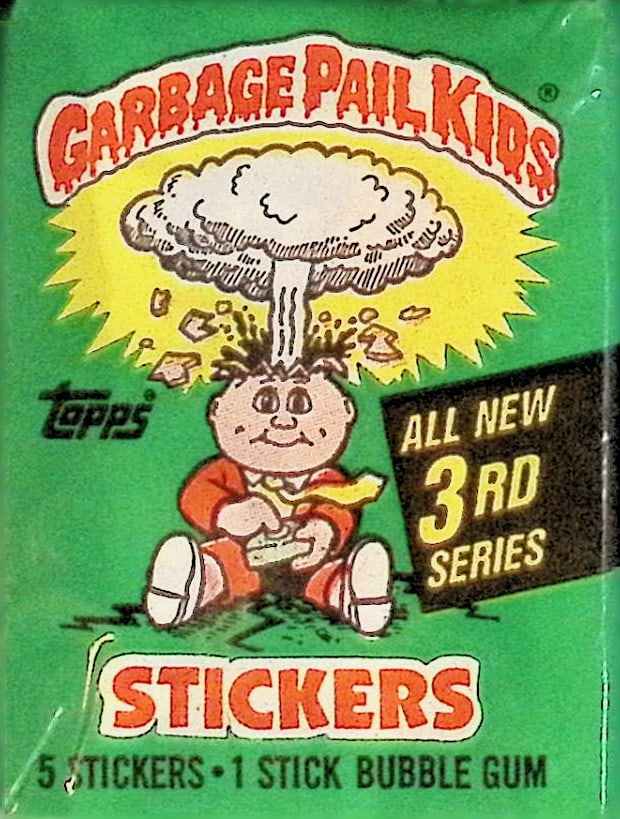 1986 Topps Vintage Garbage Pail Kids Retail Box Wax Pack - 3rd Series (1 of 1)