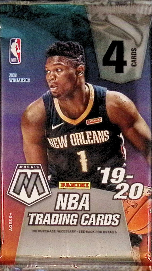 2019-20 Panini Mosaic Basketball Blaster Box Pack - RC's: Zion Williamson & Ja Morant (1 of 1)