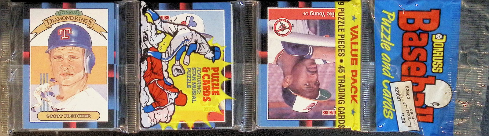 1988 Donruss Series 1 RACK PACK Vintage Baseball Card Factory Sealed - You Get the Pack Shown (1 of 2)