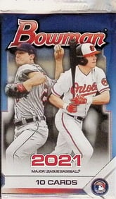 2021 Bowman Baseball Cards Mega Box Pack, Sports Cards, MLB Prospect Cards