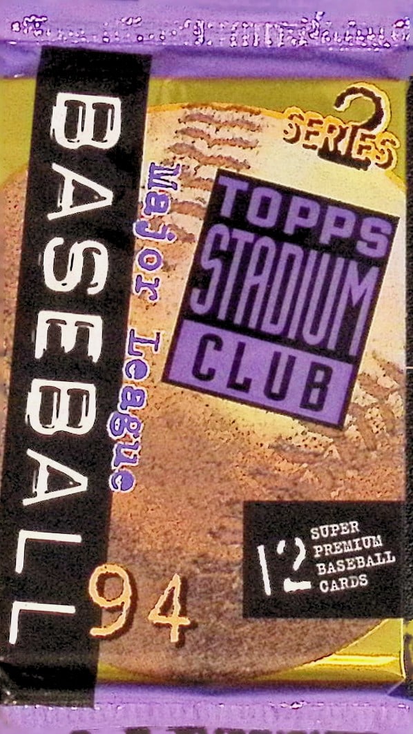 1994 Topps Stadium Club Series 2 Vintage Baseball Retail Box Wax Pack (1 of 1)