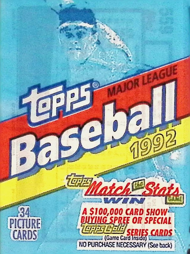 1992 Topps Vintage Series 1 Baseball Cards CELLO RETAIL BOX FAT PACK, Sports Cards Rookie Cards (1 of 1)