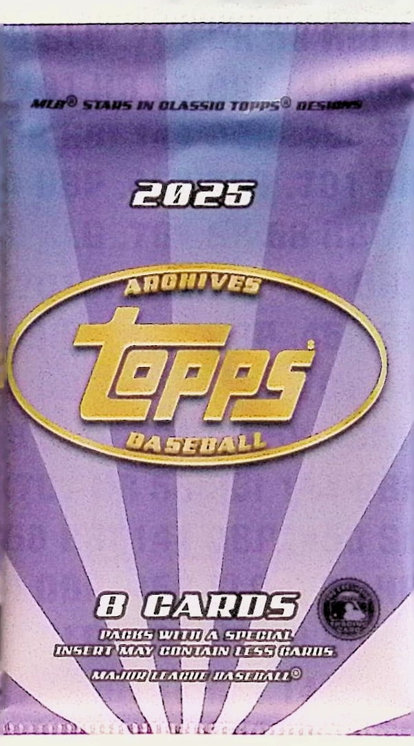 2025 Topps Baseball Flagship Collection Series 2 Exclusive 8 Card Archives Bonus Pack of Costco (1 of 1)