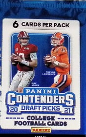 2021 Panini Contenders Draft Picks Football Blaster Box Pack NFL Trading Cards Ja' Marr Chase