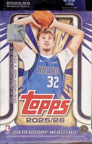 2025-26 Topps Basketball Card HANGER BOX - RC'S: Cooper Flagg, Stephon Castle, VJ Edgecombe