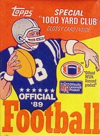 1989 Topps Series 1 Football Retail Box Pack