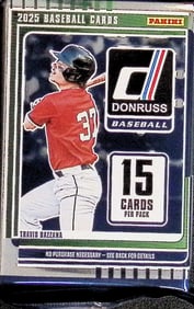 2025 Donruss Baseball Card Blaster Box Pack - Shock Parallels