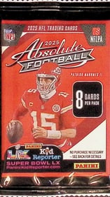 2025 Panini Absolute Football RETAIL BOX PACK - RC: Jaxson Dart, Emeka Egbuka