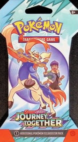 2025 Pokemon Scarlet & Violet Journey Together 10 Card TCG Sleeved Booster Pack Charizard