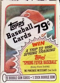 1989 Topps Series 1 Vintage Baseball Cards CELLO FAT PACK Sports Cards