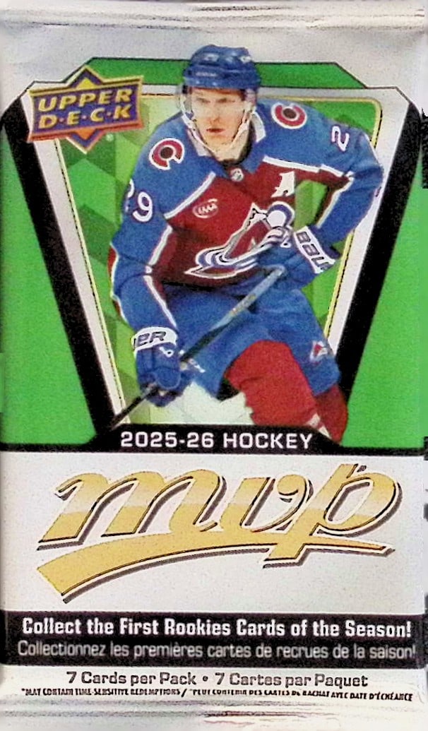 2025-26 Upper Deck MVP Hockey Blaster Box Pack - NHL Sports Trading Card (1 of 1)